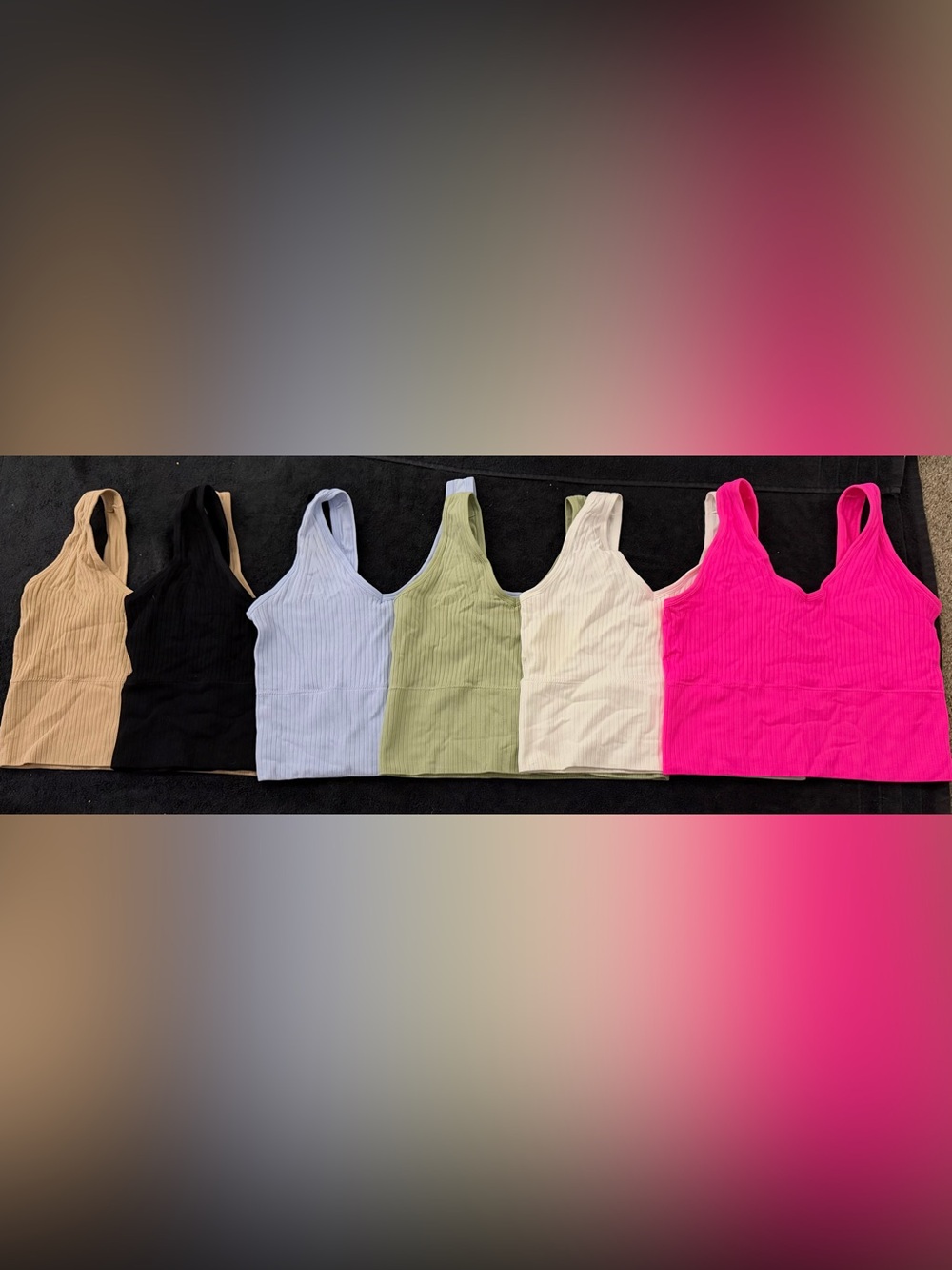 6 Ribbed Tank Tops - Women's Casual Staple
